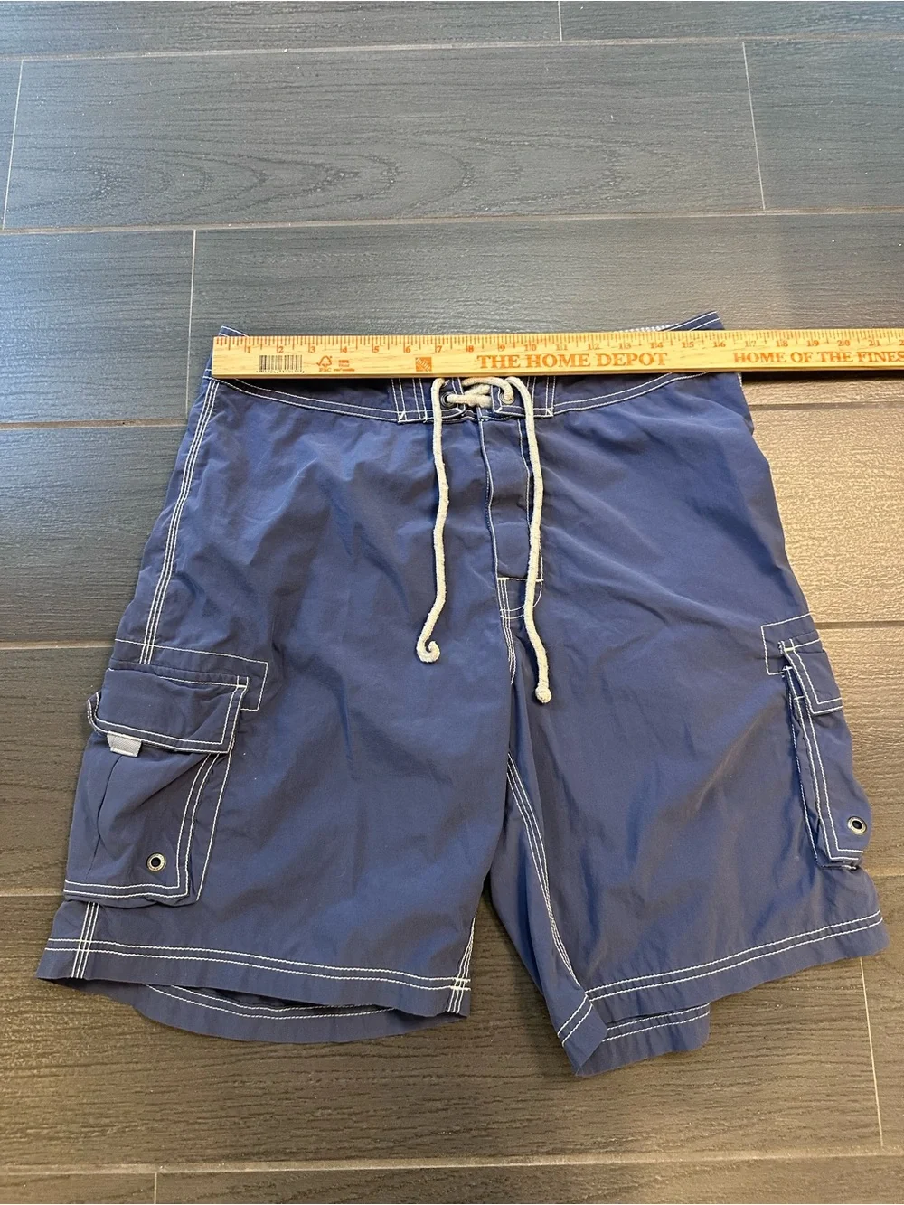 J. Crew Men’s Vintage Polar Blue Board Shorts